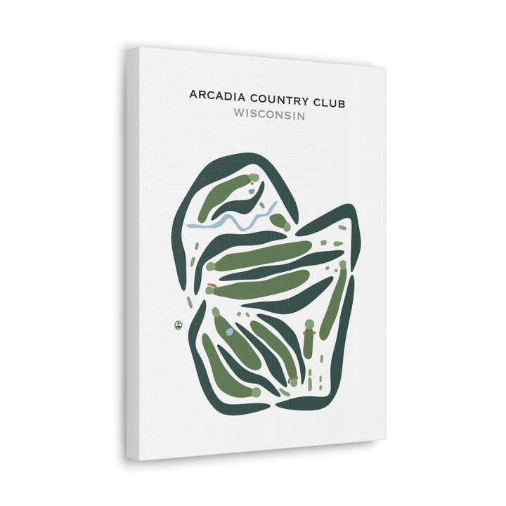 Arcadia Country Club, Wisconsin - Printed Golf Courses