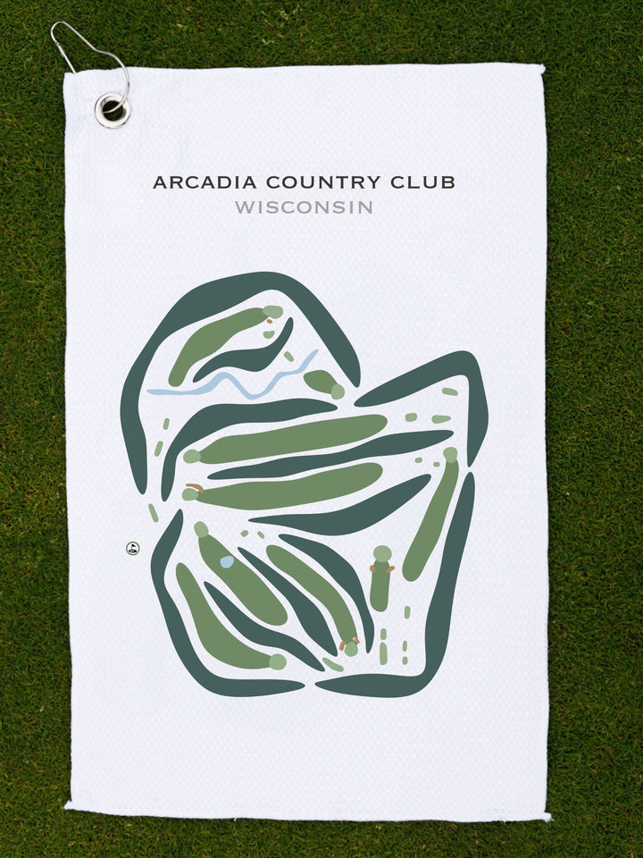 Arcadia Country Club, Wisconsin - Printed Golf Courses