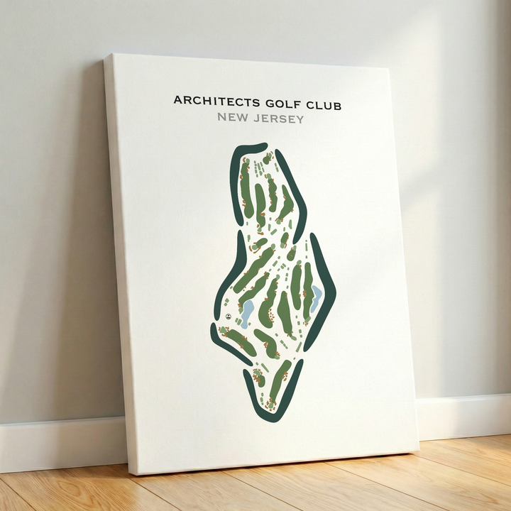 Architects Golf Club, New Jersey - Printed Golf Courses