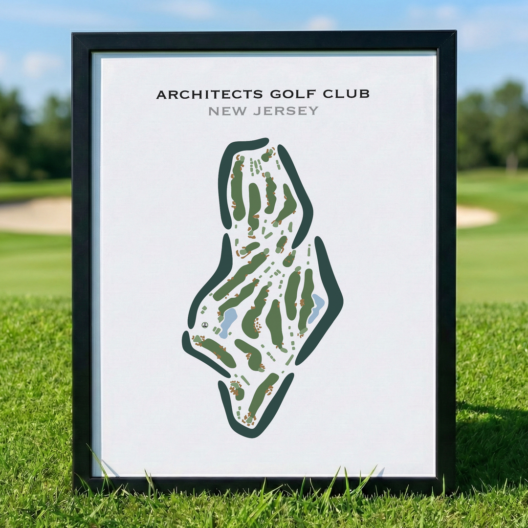 Architects Golf Club, New Jersey - Printed Golf Courses