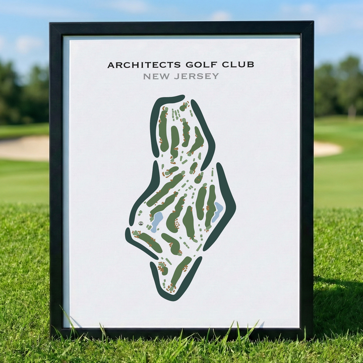 Architects Golf Club, New Jersey - Printed Golf Courses
