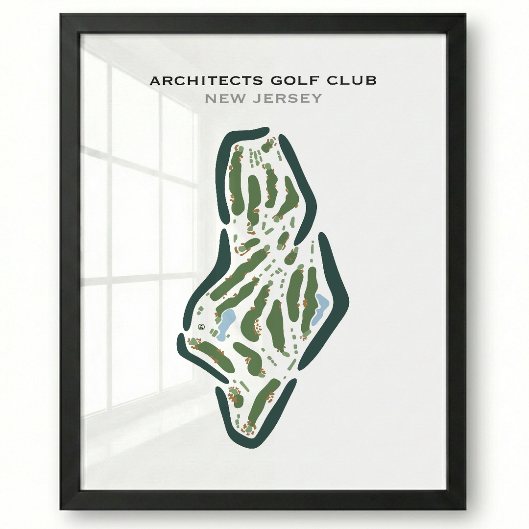 Architects Golf Club, New Jersey - Printed Golf Courses