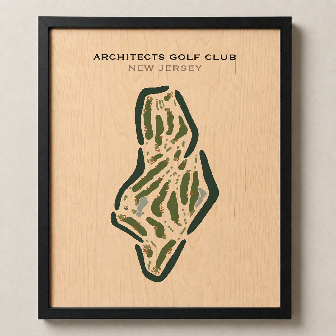 Architects Golf Club, New Jersey - Printed Golf Courses