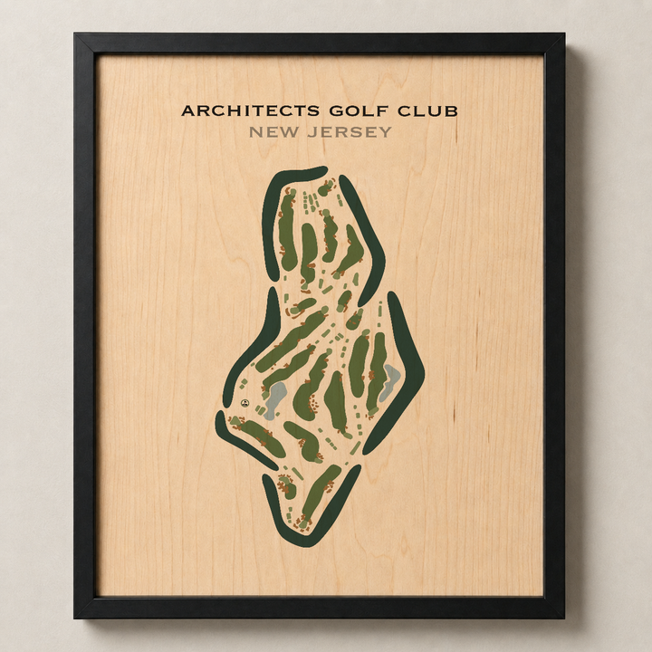 Architects Golf Club, New Jersey - Printed Golf Courses