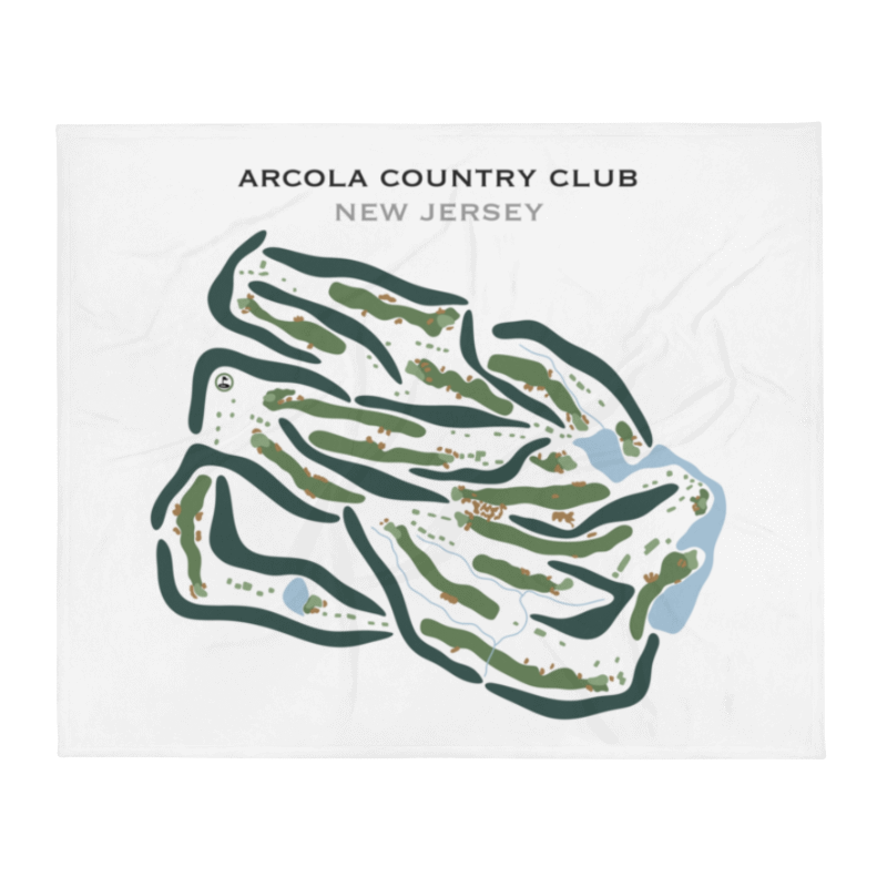 Arcola Country Club, New Jersey - Printed Golf Courses