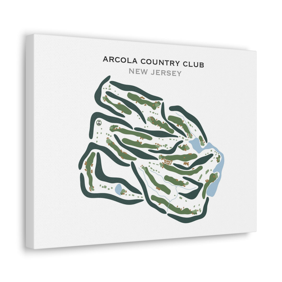 Arcola Country Club, New Jersey - Printed Golf Courses