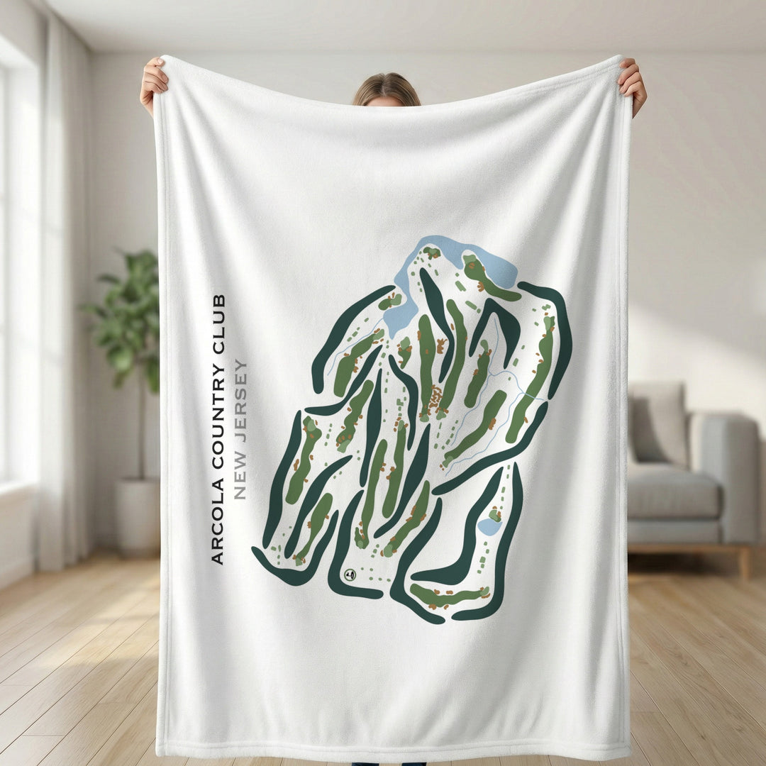 Arcola Country Club, New Jersey - Printed Golf Courses
