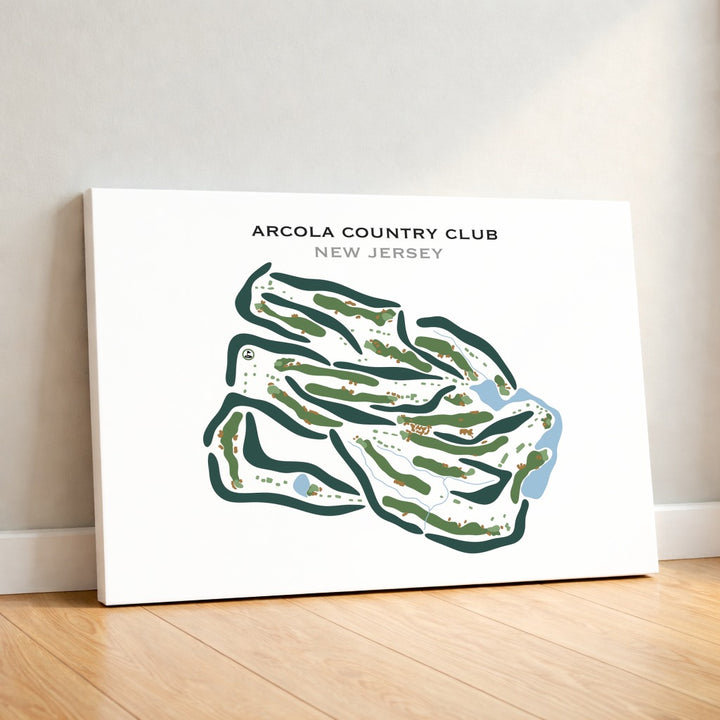 Arcola Country Club, New Jersey - Printed Golf Courses