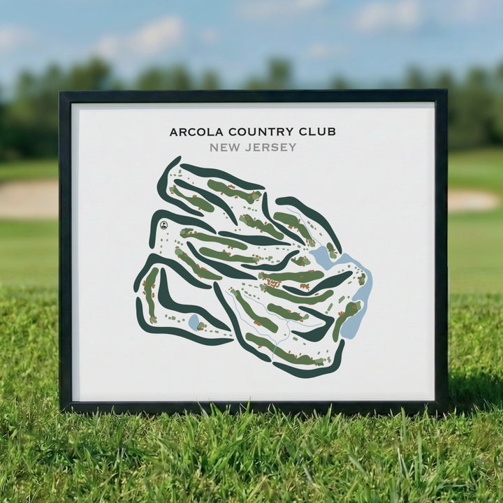 Arcola Country Club, New Jersey - Printed Golf Courses