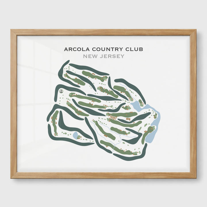 Arcola Country Club, New Jersey - Printed Golf Courses