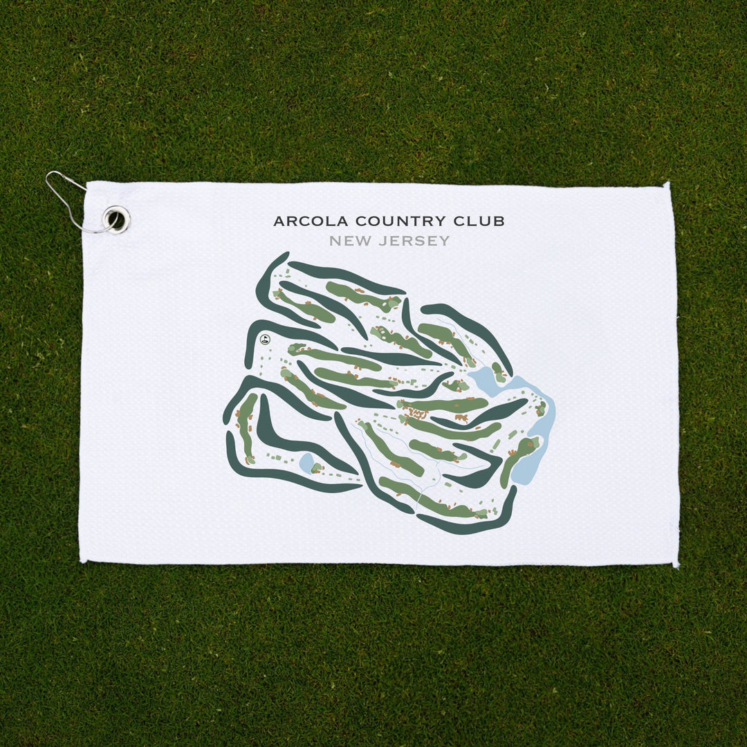 Arcola Country Club, New Jersey - Printed Golf Courses