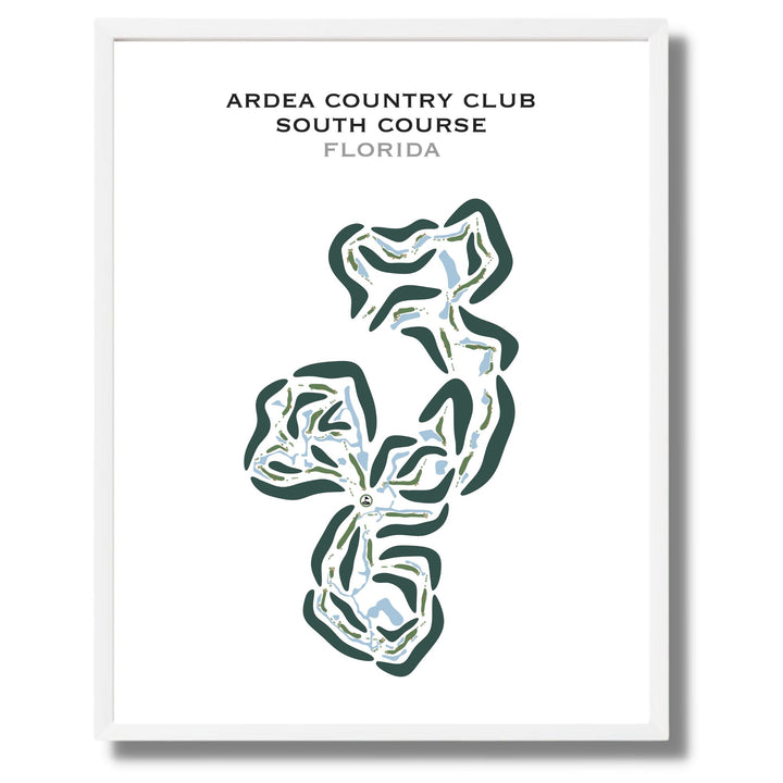 Ardea Country Club, Florida - Printed Golf Courses