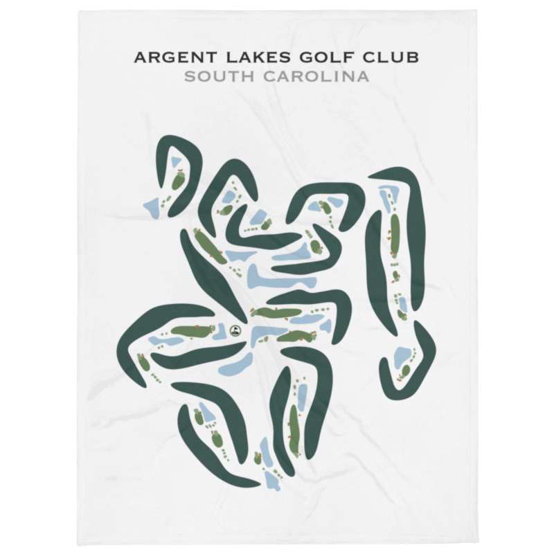Argent Lakes Golf Club, South Carolina - Printed Golf Courses
