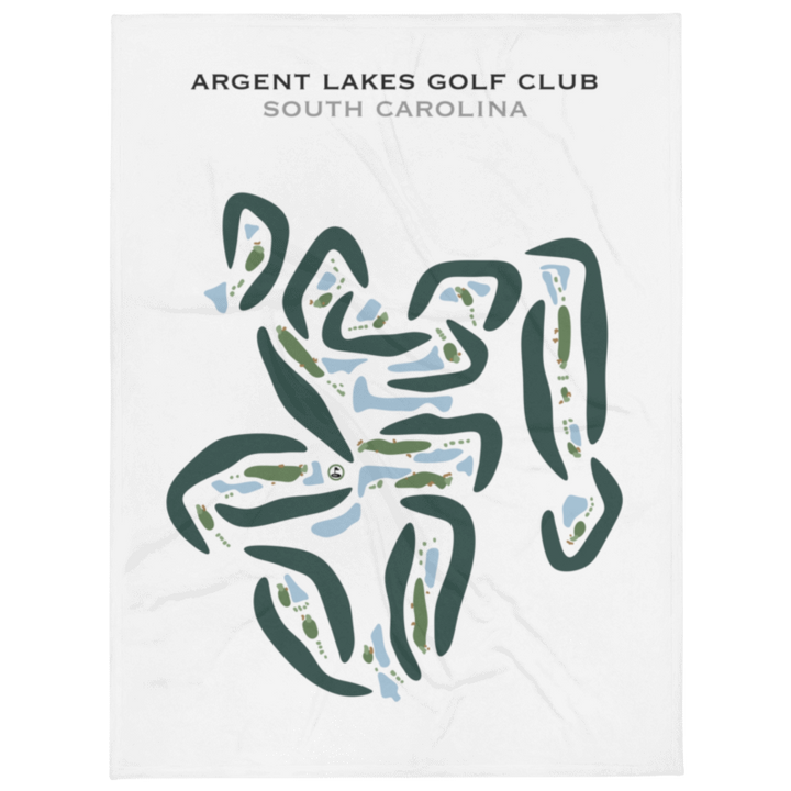 Argent Lakes Golf Club, South Carolina - Printed Golf Courses
