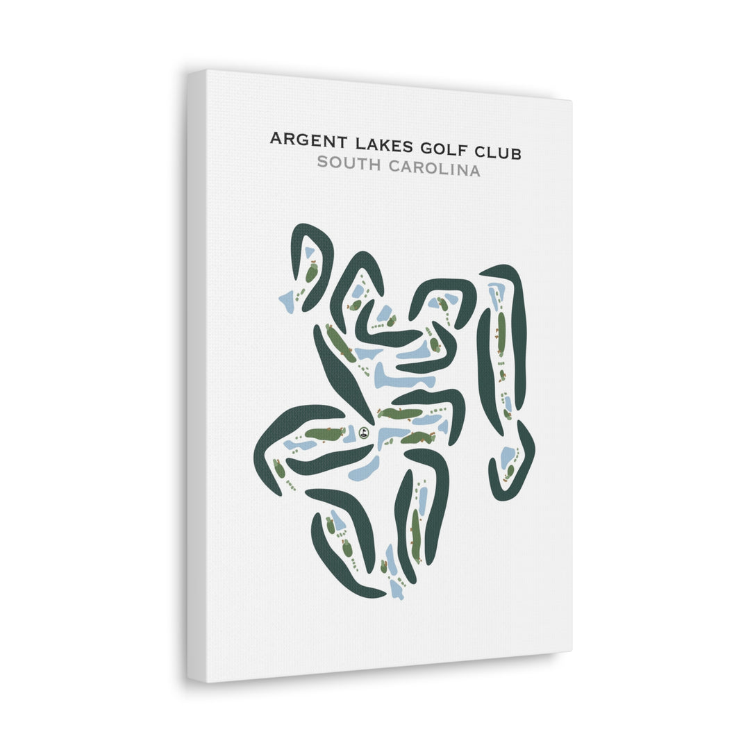 Argent Lakes Golf Club, South Carolina - Printed Golf Courses