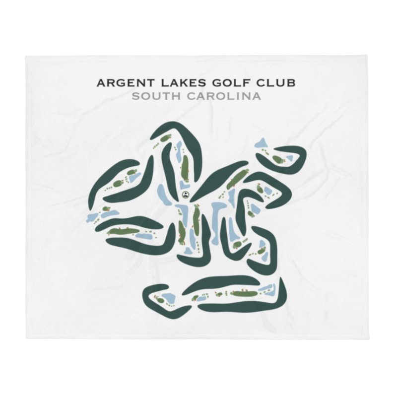 Argent Lakes Golf Club, South Carolina - Printed Golf Courses