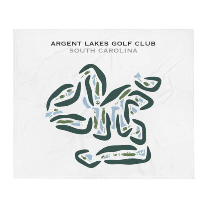 Argent Lakes Golf Club, South Carolina - Printed Golf Courses