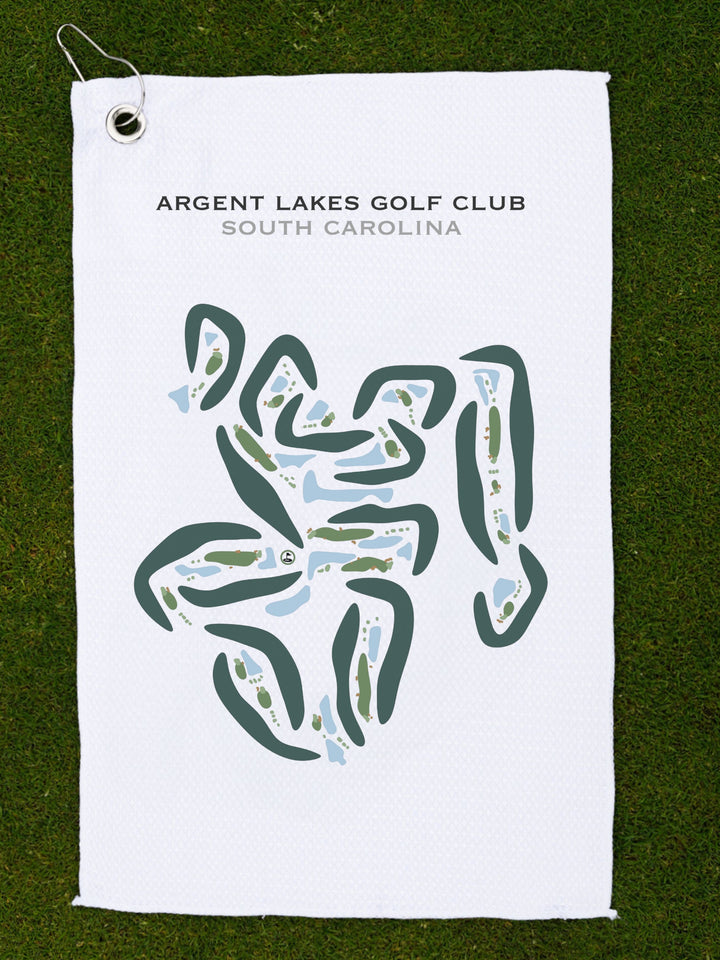 Argent Lakes Golf Club, South Carolina - Printed Golf Courses