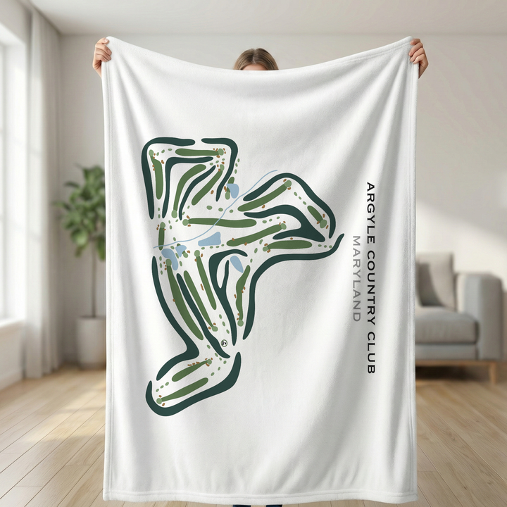 Argyle Country Club, Maryland - Printed Golf Courses