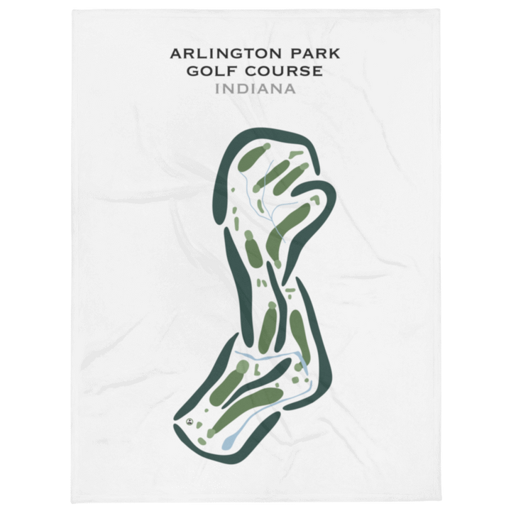 Arlington Park Golf Course, Indiana - Printed Golf Courses