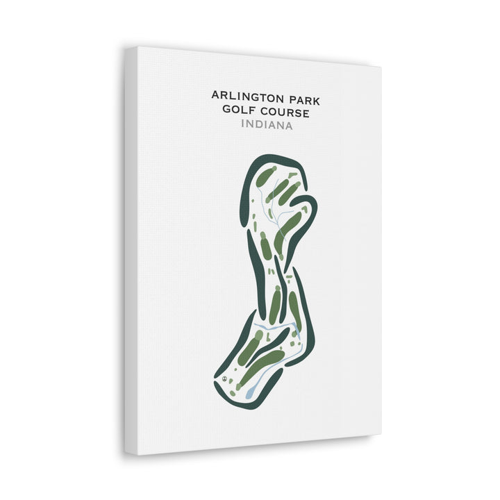 Arlington Park Golf Course, Indiana - Printed Golf Courses