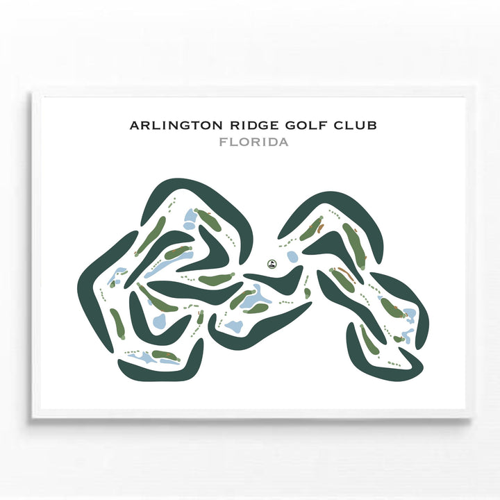 Arlington Ridge Golf Club, Florida - Printed Golf Courses
