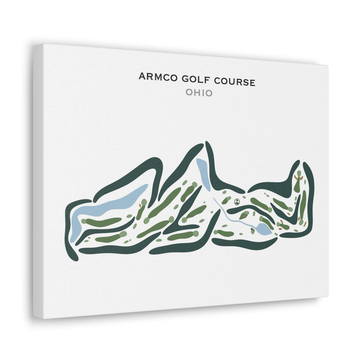 Armco Park Golf Course, Ohio - Printed Golf Courses