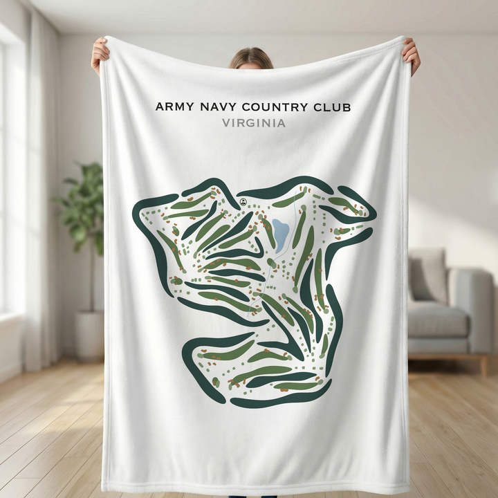 Army Navy Country Club, Fairfax, Virginia - Printed Golf Courses