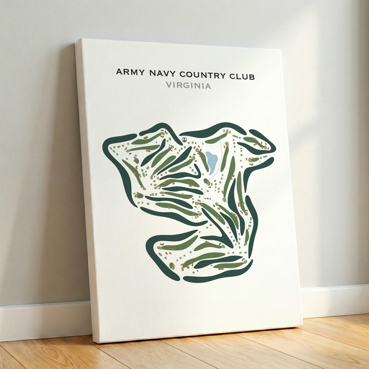 Army Navy Country Club, Fairfax, Virginia - Printed Golf Courses