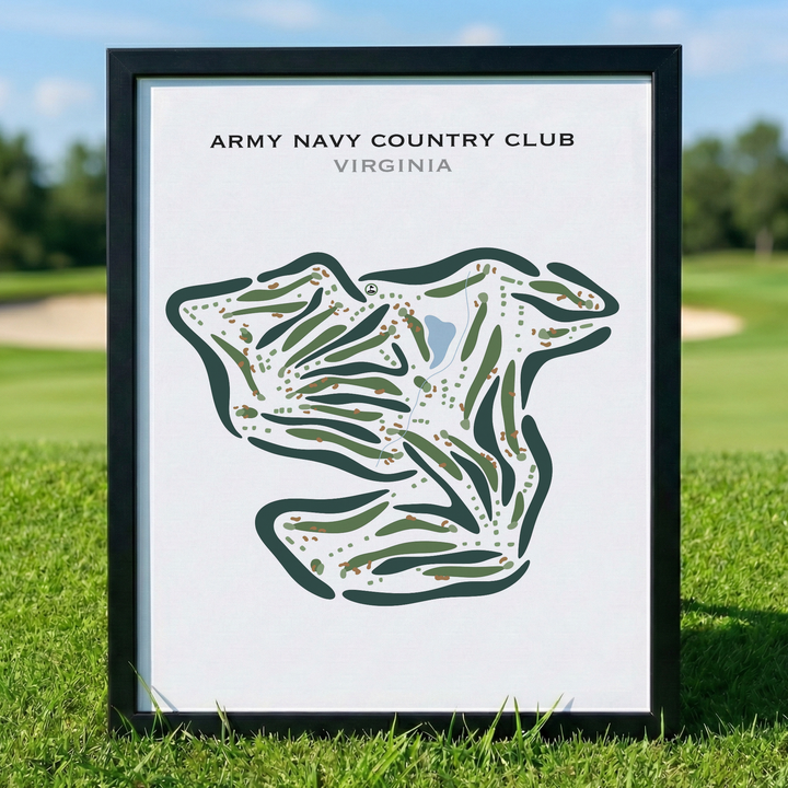 Army Navy Country Club, Fairfax, Virginia - Printed Golf Courses
