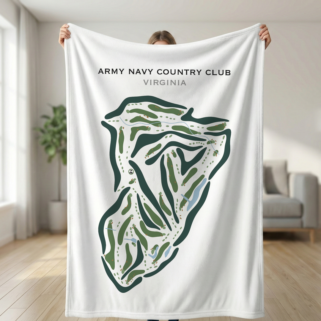 Army Navy Country Club, Arlington, Virginia - Printed Golf Courses