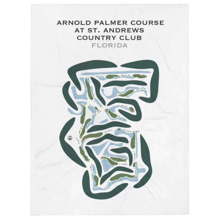 Arnold Palmer Course at St. Andrews Country Club, Florida - Printed Golf Courses