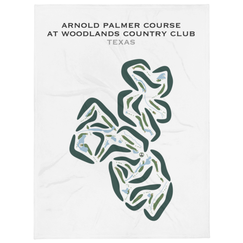 Arnold Palmer Course at The Woodlands Country Club, Texas - Printed Golf Courses