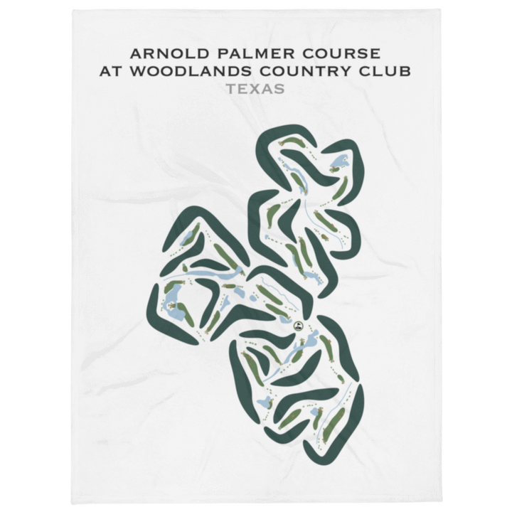 Arnold Palmer Course at The Woodlands Country Club, Texas - Printed Golf Courses