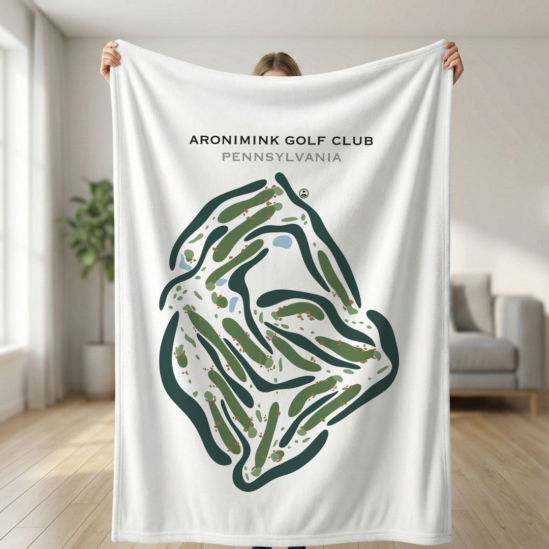Aronimink Golf Club, Pennsylvania - Printed Golf Courses