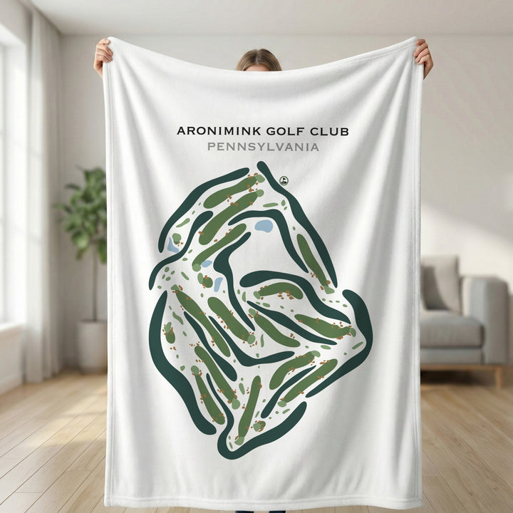 Aronimink Golf Club, Pennsylvania - Printed Golf Courses