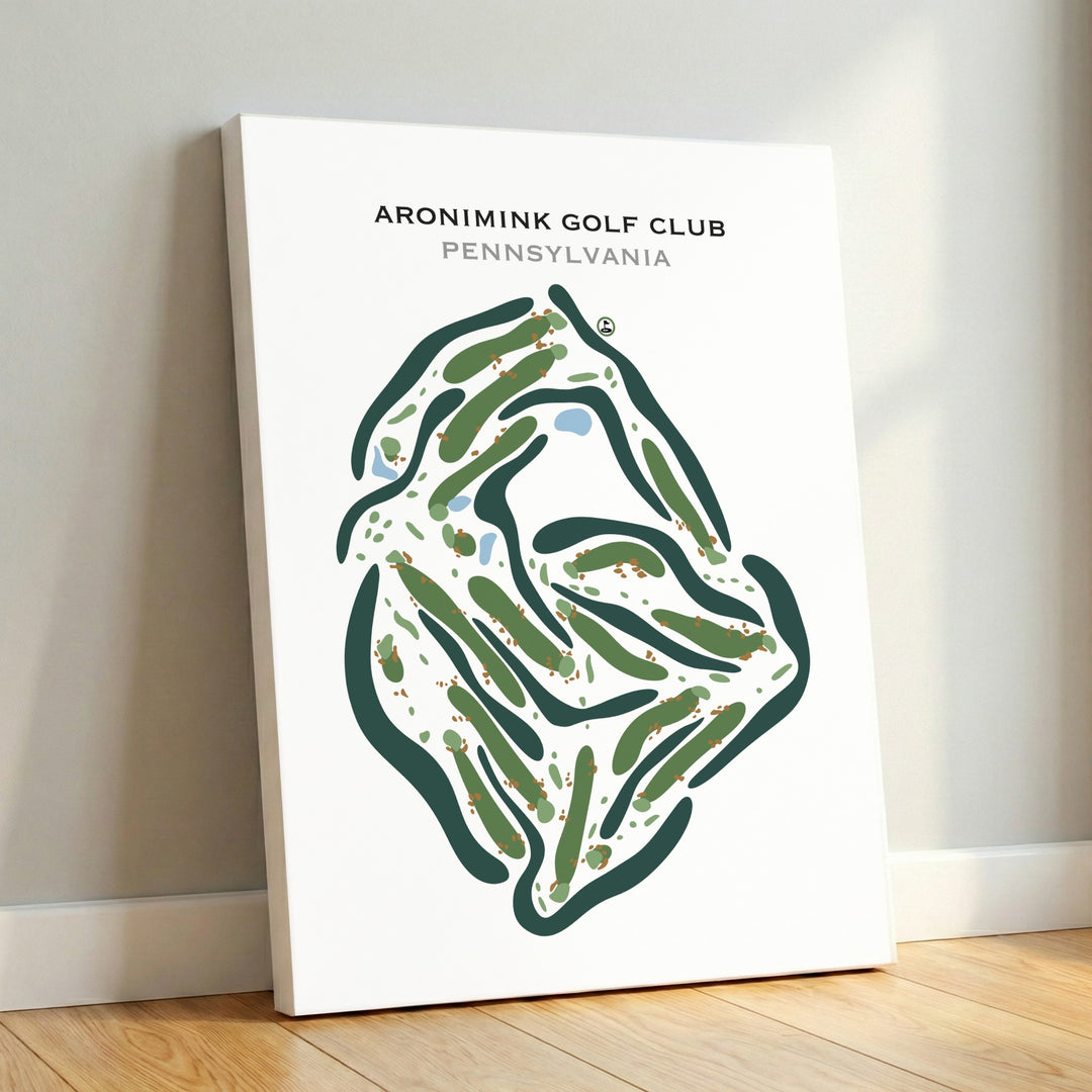 Aronimink Golf Club, Pennsylvania - Printed Golf Courses