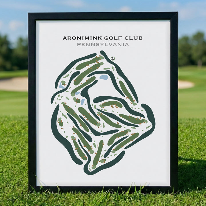 Aronimink Golf Club, Pennsylvania - Printed Golf Courses