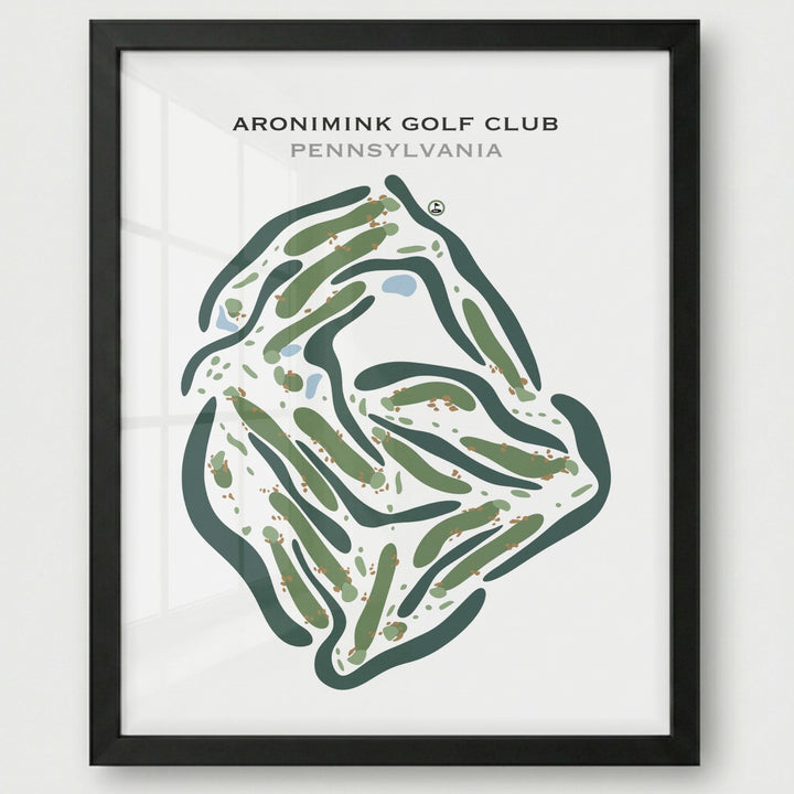 Aronimink Golf Club, Pennsylvania - Printed Golf Courses