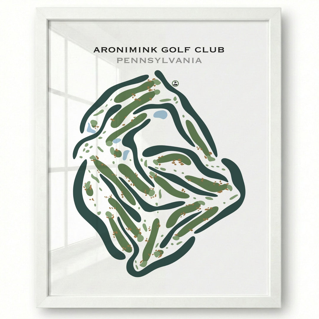 Aronimink Golf Club, Pennsylvania - Printed Golf Courses