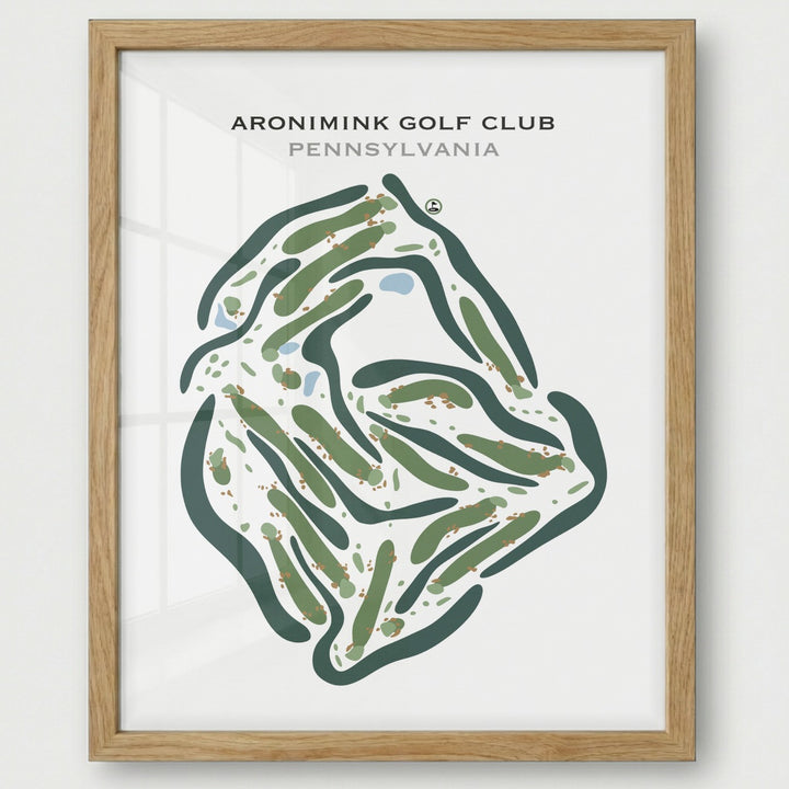 Aronimink Golf Club, Pennsylvania - Printed Golf Courses