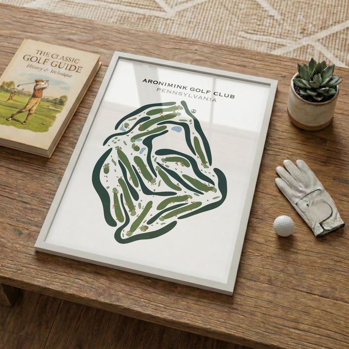 Aronimink Golf Club, Pennsylvania - Printed Golf Courses