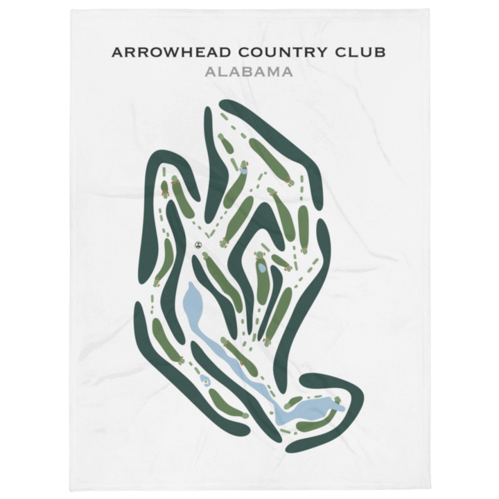 Arrowhead Country Club, Alabama - Printed Golf Course