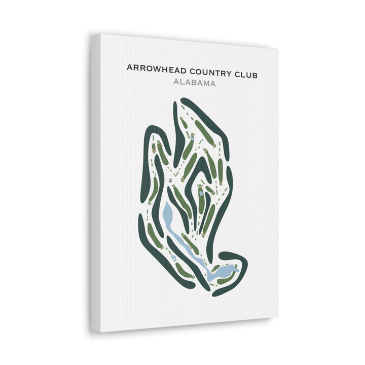 Arrowhead Country Club, Alabama - Printed Golf Course