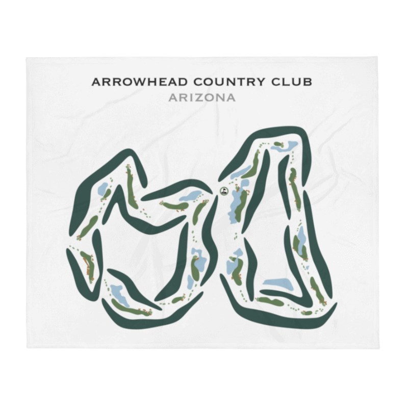 Arrowhead Country Club, Arizona - Printed Golf Courses