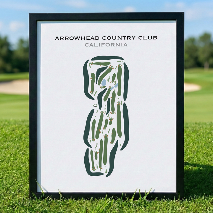 Arrowhead Country Club, California - Printed Golf Courses