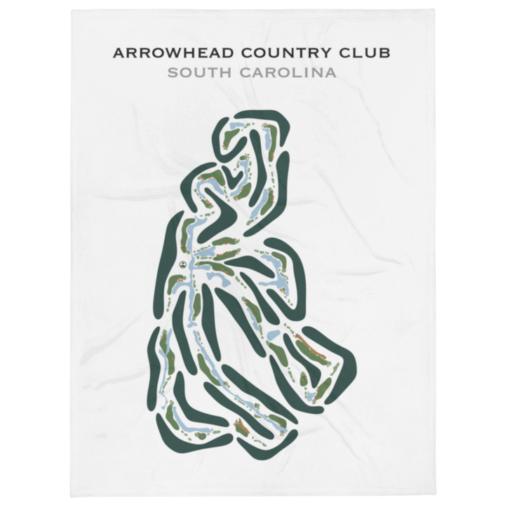 Arrowhead Country Club, South Carolina - Printed Golf Courses