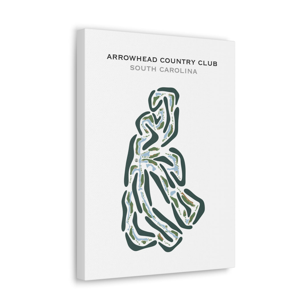 Arrowhead Country Club, South Carolina - Printed Golf Courses