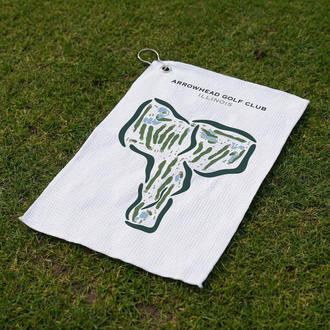 Arrowhead Golf Club, Illinois - Printed Golf Courses