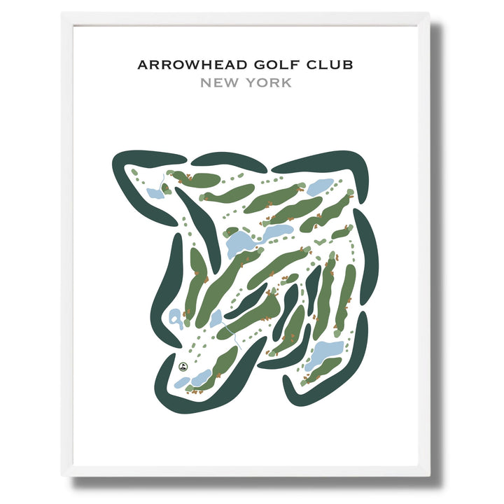 Arrowhead Golf Club, New York - Printed Golf Courses